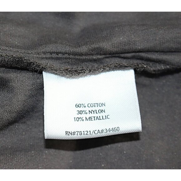 Eileen Fisher - High Collar Steel Satin Jacket in Charcoal Grey, Med - Picture 10 of 11
